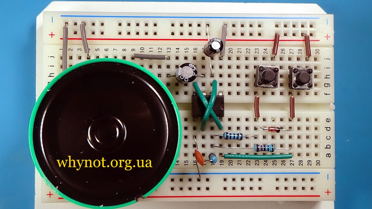 simple doorbell on a breadboard simple-doorbell-on-a-breadboard