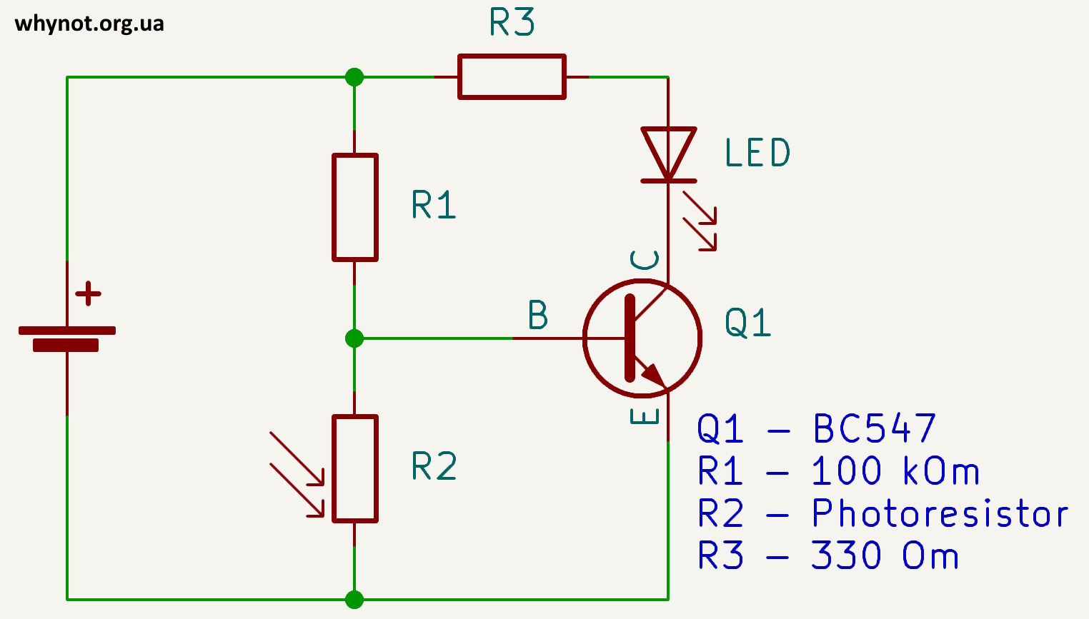 dark sensor circuit dark_sensor_circuit